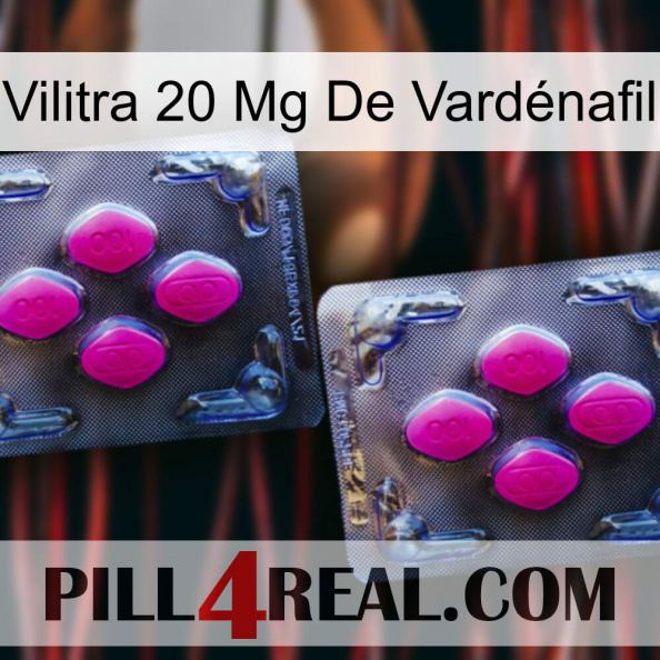 Vilitra 20 Mg De Vardénafil 01